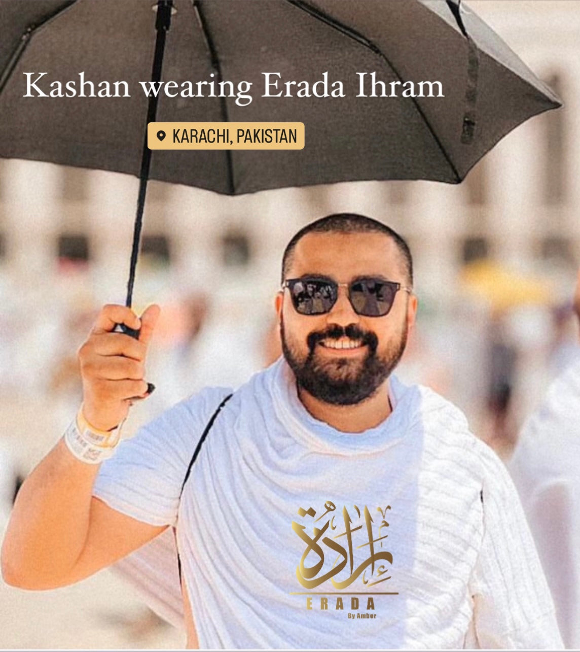 Erada G-Line Adult Ihram 50x100 For (Over Weight) (Above 6ft 2 inches)